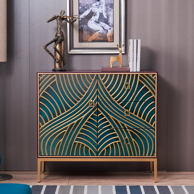 15.6-inch W Solid Wood Storage Chest Classic Glam Storage Chest Dresser