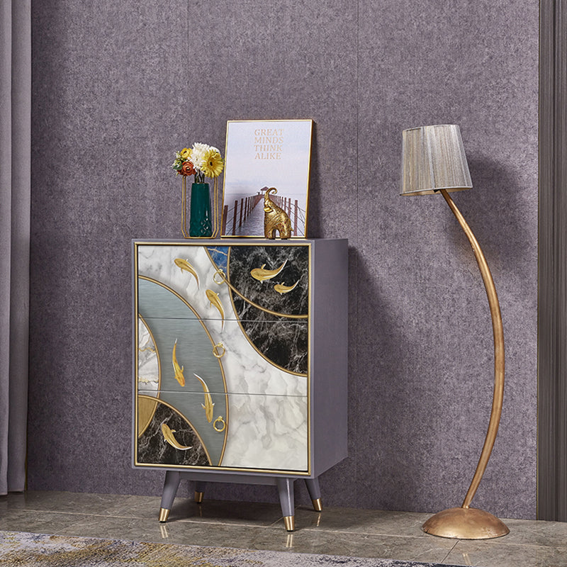 15.6-inch W Storage Chest Classic Glam Storage Chest Dresser