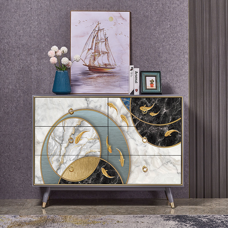 15.6-inch W Storage Chest Classic Glam Storage Chest Dresser