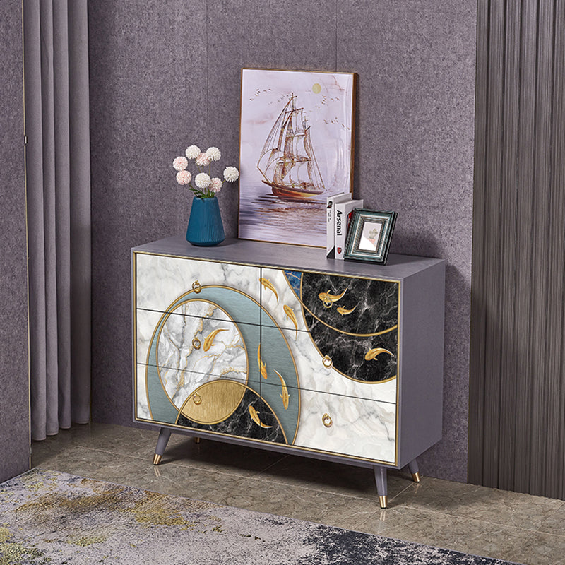 15.6-inch W Storage Chest Classic Glam Storage Chest Dresser