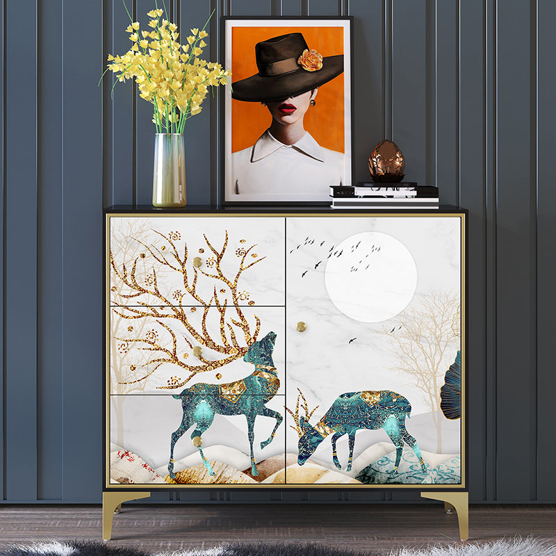 14.04-inch Width Classic Glam Storage Chest Solid Wood Storage Chest Dresser