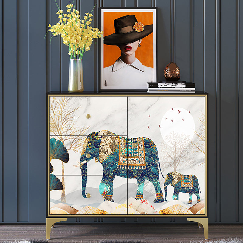 14.04-inch Width Classic Glam Storage Chest Solid Wood Storage Chest Dresser