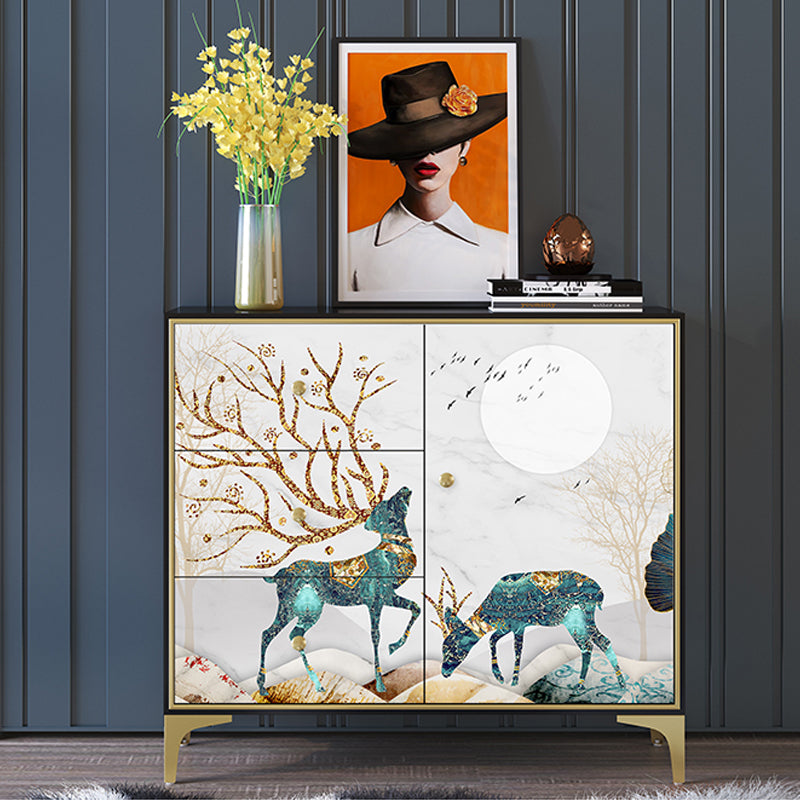 14.04-inch Width Classic Glam Storage Chest Solid Wood Storage Chest Dresser