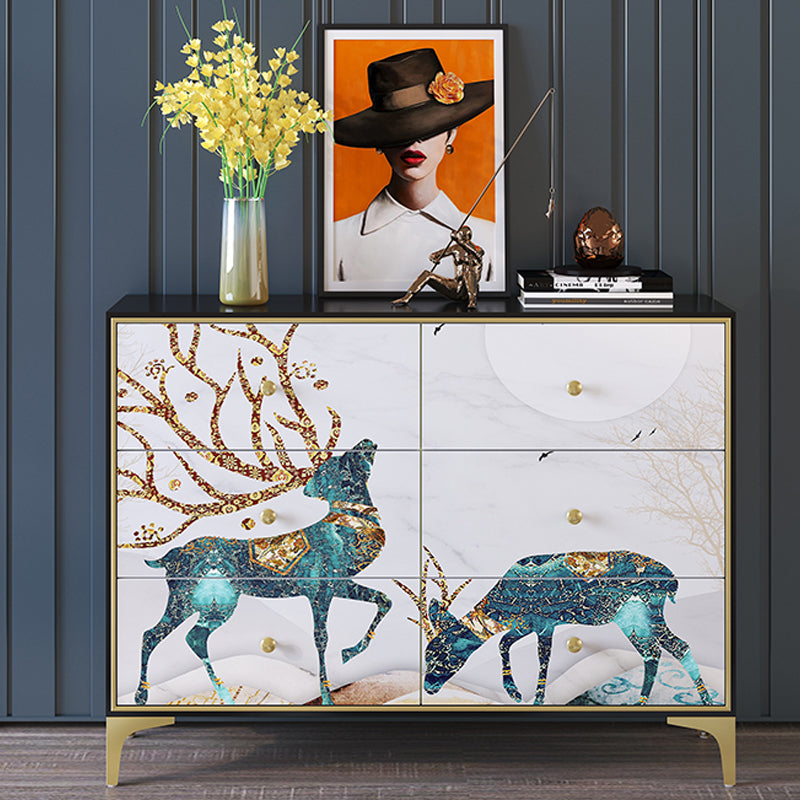 14.04-inch Width Classic Glam Storage Chest Solid Wood Storage Chest Dresser