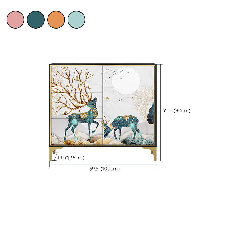 14.04-inch Width Classic Glam Storage Chest Solid Wood Storage Chest Dresser