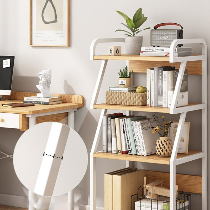 Contemporary Standard Shelf Bookcase Engineered Wood Open Bookcase