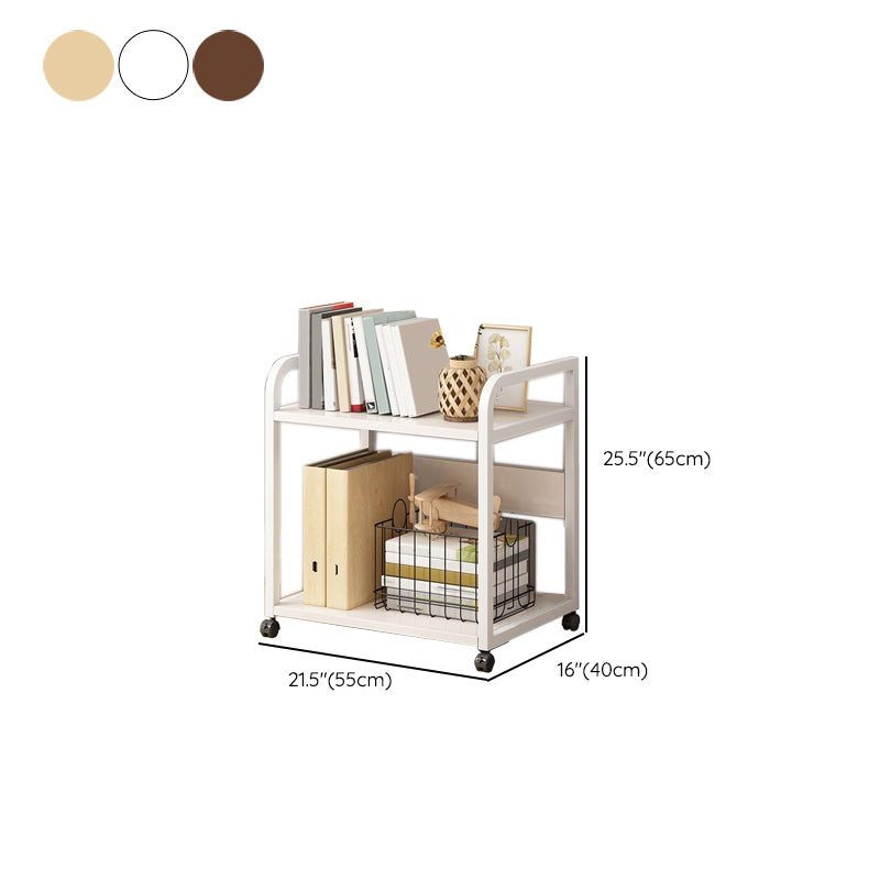 Contemporary Standard Shelf Bookcase Engineered Wood Open Bookcase