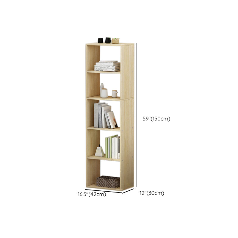 Scandinavian Home Standard Bookshelf Artificial Wood Bookcase