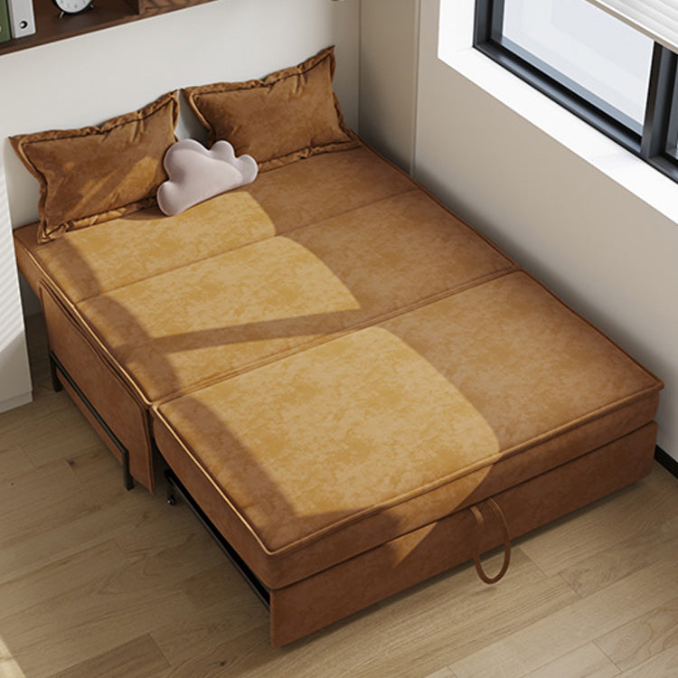 Pillow Included Sofa Futon Armless Cushion Back Sleeper Sofa