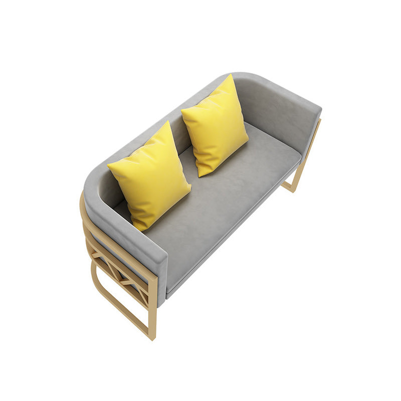 Solid Color Sofa Stain Resistant Tight Seat Modern Sofa for Bonus Room