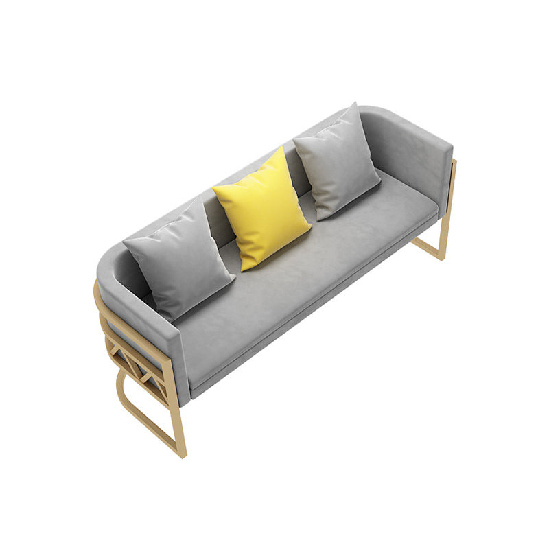 Solid Color Sofa Stain Resistant Tight Seat Modern Sofa for Bonus Room