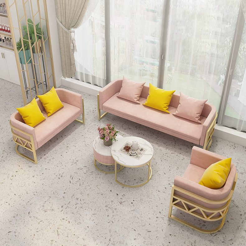 Solid Color Sofa Stain Resistant Tight Seat Modern Sofa for Bonus Room