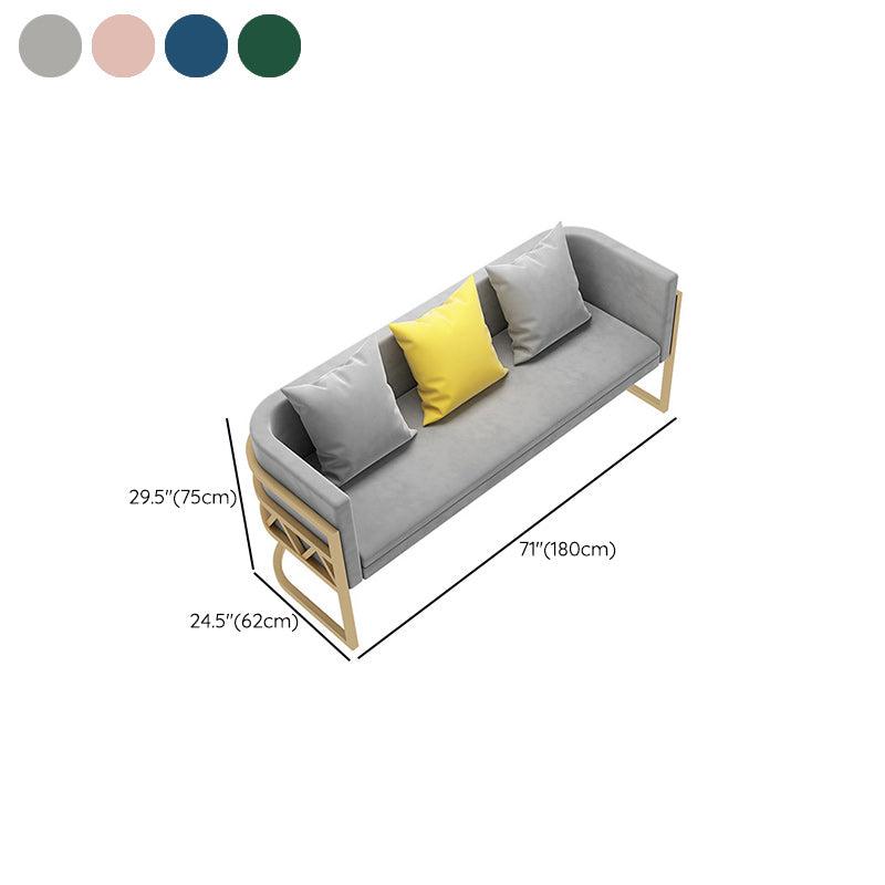 Solid Color Sofa Stain Resistant Tight Seat Modern Sofa for Bonus Room