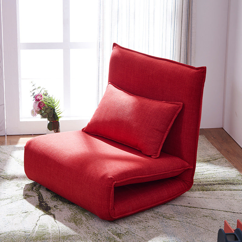 Scandinavian Pillow Included Sofa Futon Armless Convertible Sofa