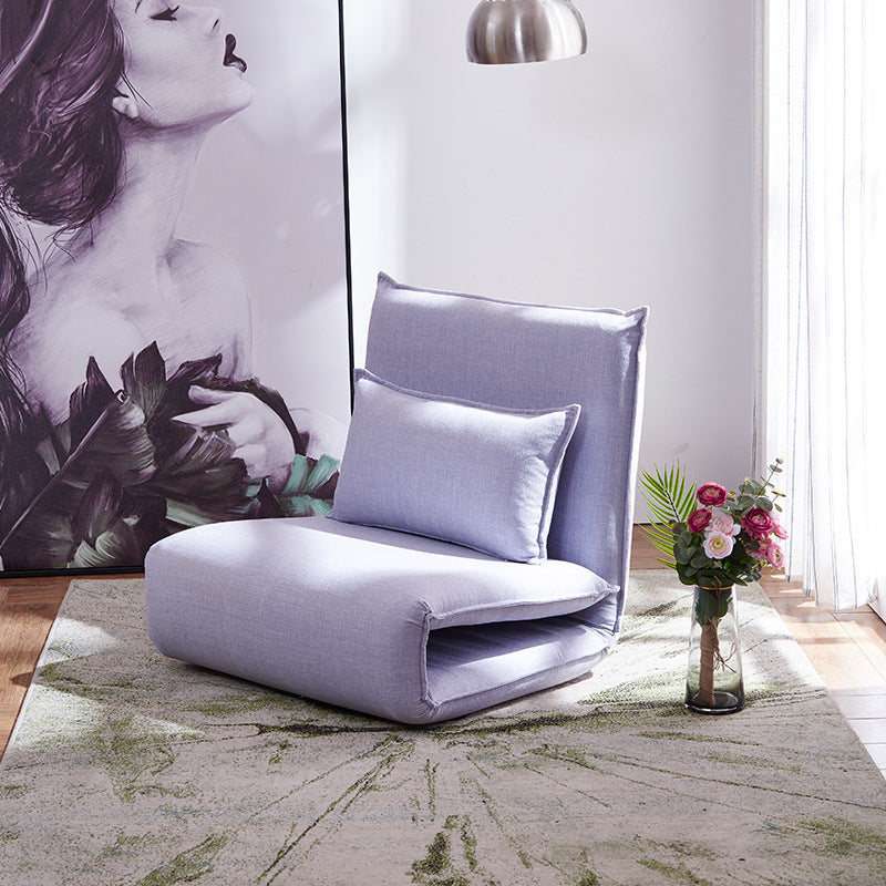 Scandinavian Pillow Included Sofa Futon Armless Convertible Sofa