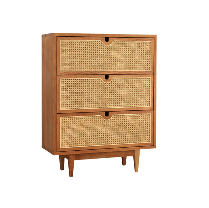 Contemporary Chest Rectangle Wicker&Rattan with Drawer Accent Chest