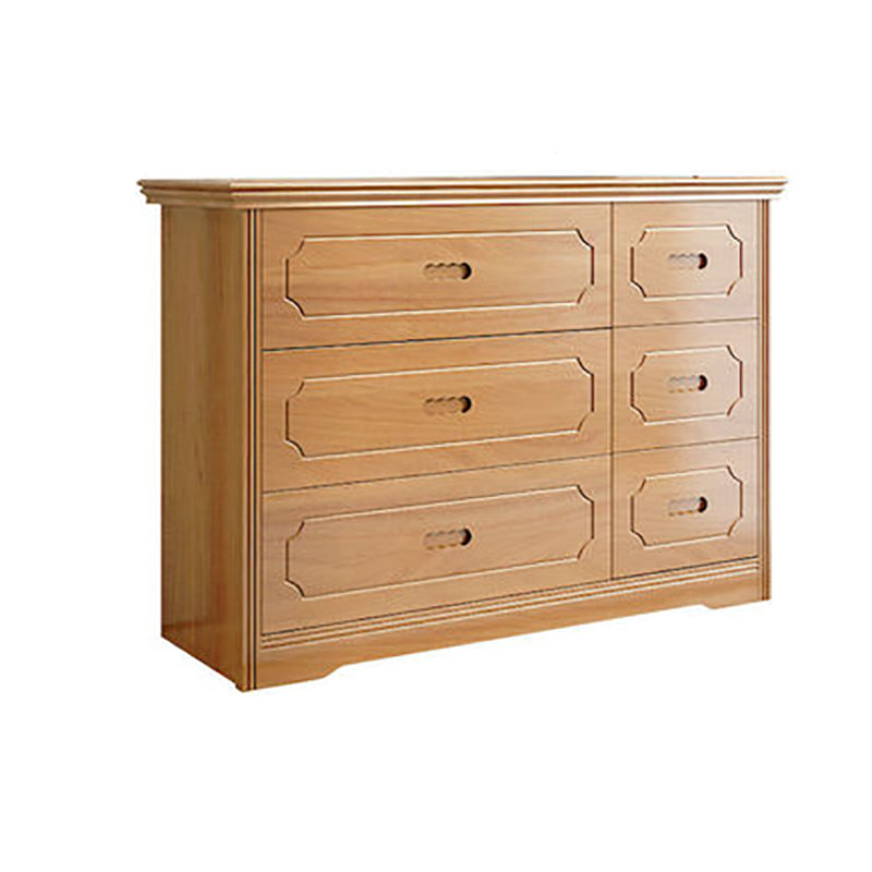 Mid-Century Chest Modern Solid Wood 6 - Drawer Standard Accent Chest