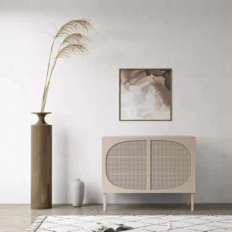 2-Door Wood Cabinet 35.43" Modern Rectangular Accent Cabinet