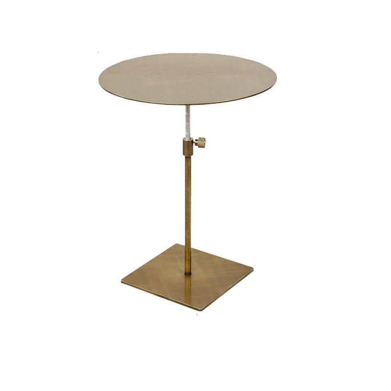 Stainless Steel Pedestal Cocktail Table Round/ Square Top Coffee Table