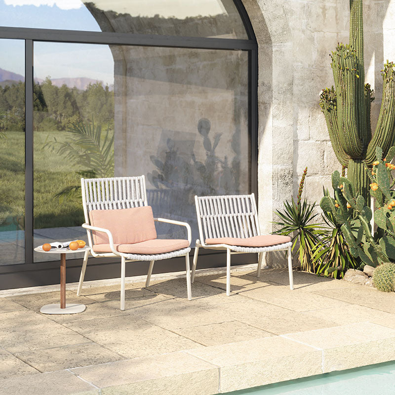 Fixed Back Lounge Chair Basic Four Legs Chair for Living Room