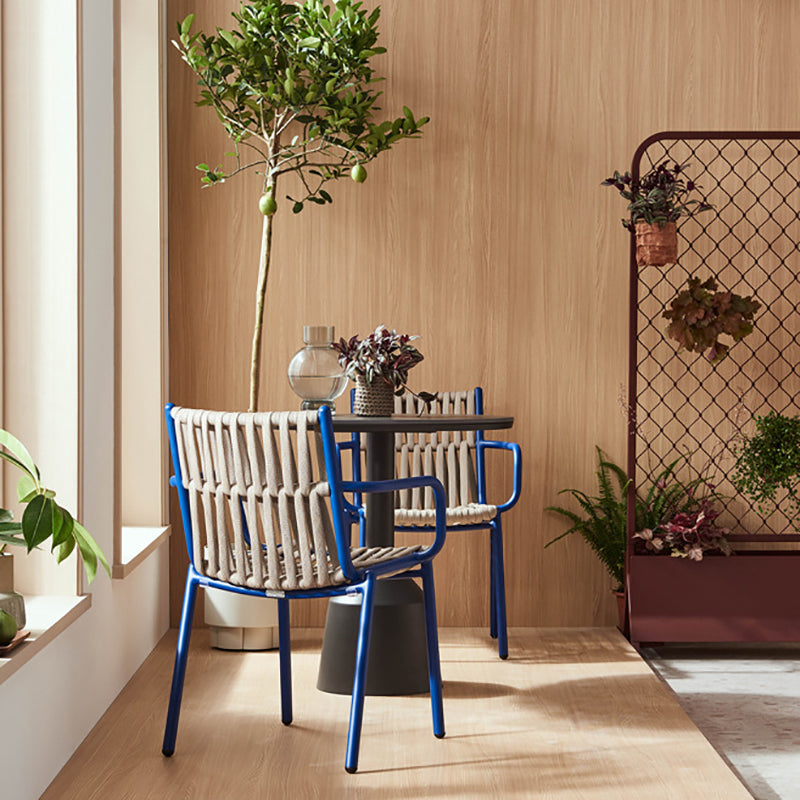 Fixed Back Lounge Chair Basic Four Legs Chair for Living Room