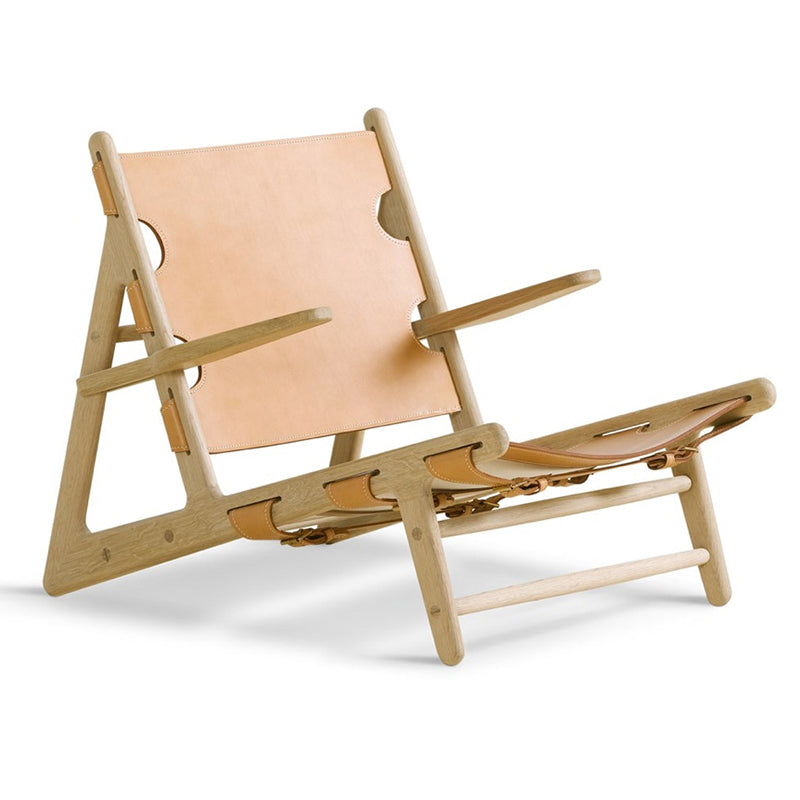 Reclining Lounge Chair Solid Wood Frame Chair for Living Room