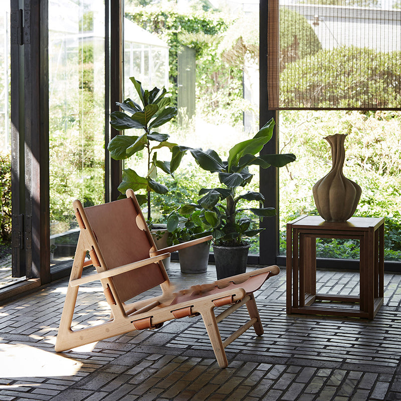Reclining Lounge Chair Solid Wood Frame Chair for Living Room