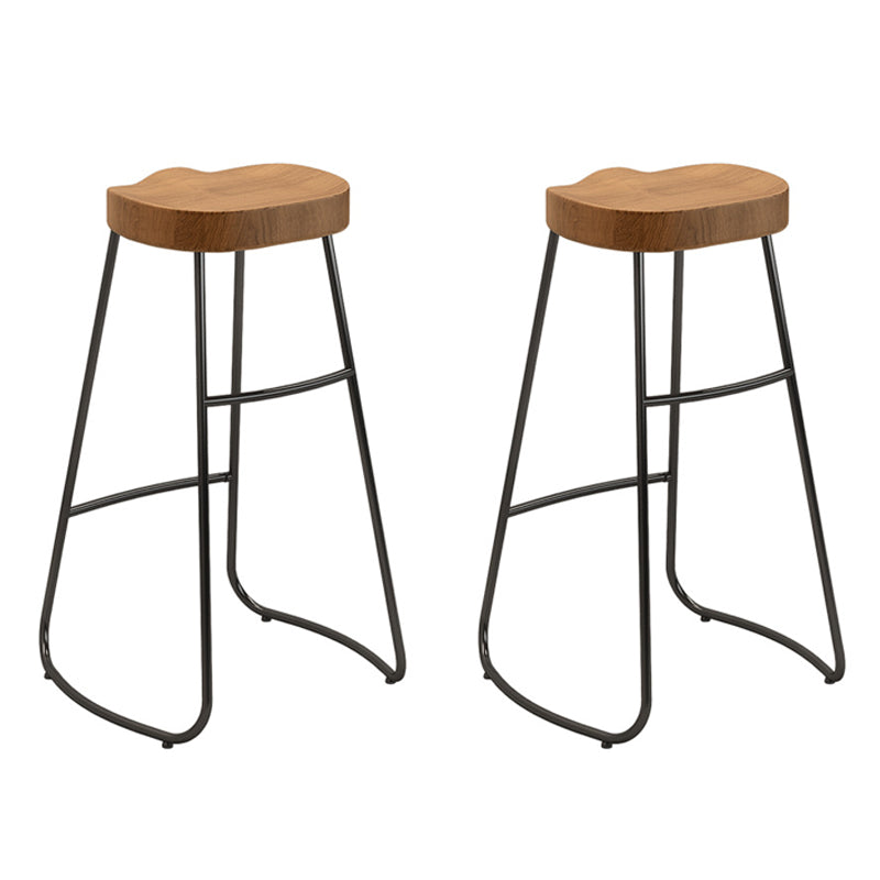 Modern Bar Table Set 1/2/4 Pcs Pine Solid Wood Bar Table and Backless Stools