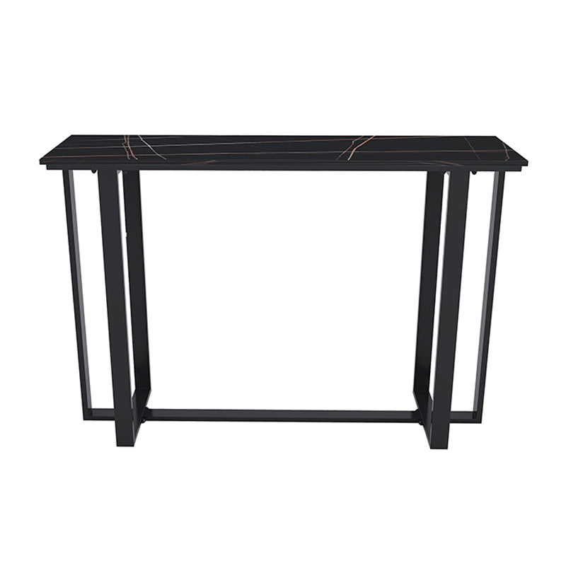 Modern Stone Bar Table Set 1/2/3 Pieces Rectangle Pub Dining Set