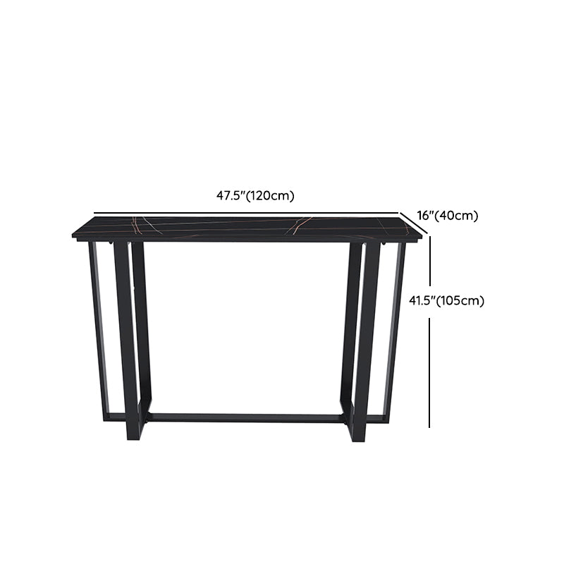 Modern Stone Bar Table Set 1/2/3 Pieces Rectangle Pub Dining Set