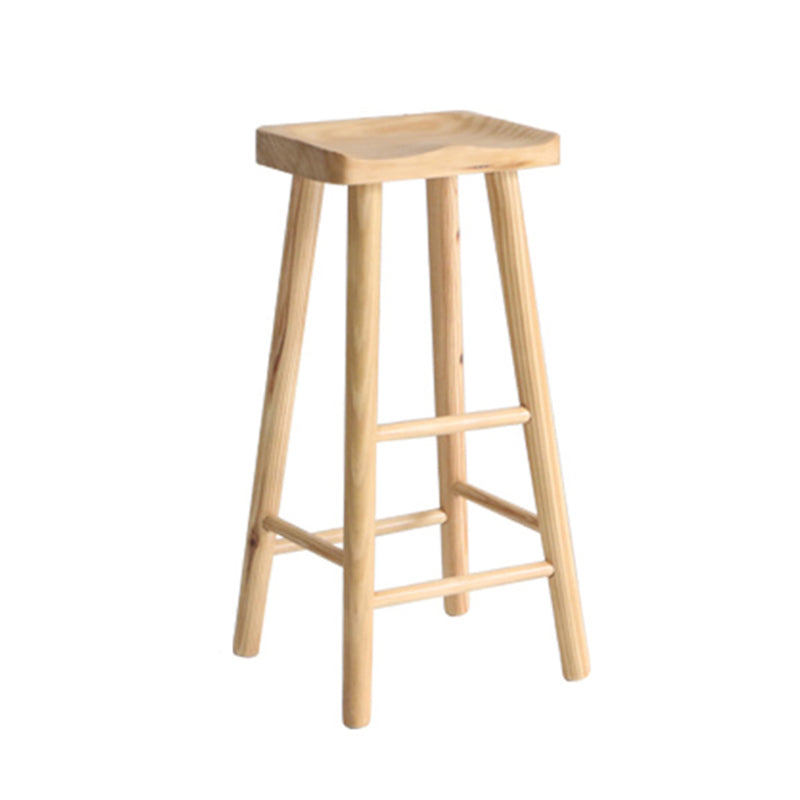 Industrial Bar Table Set 1/3 Pieces Rectangle Solid Wood Pub Dining Set