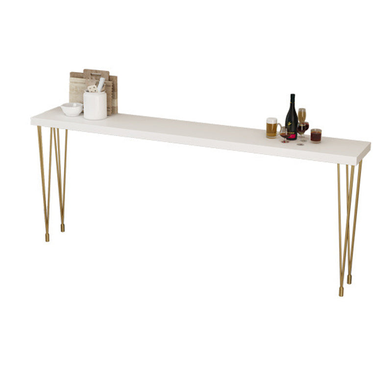 Glam Style Rectangle Bar Table Set 1/2/3/5/9 Pieces Solid Wood Counter Table