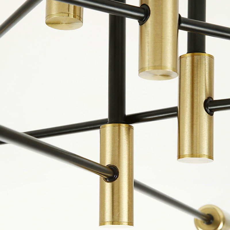 Sputnik Semi Flush Mount Industrial Metal Flush Ceiling Light Fixture