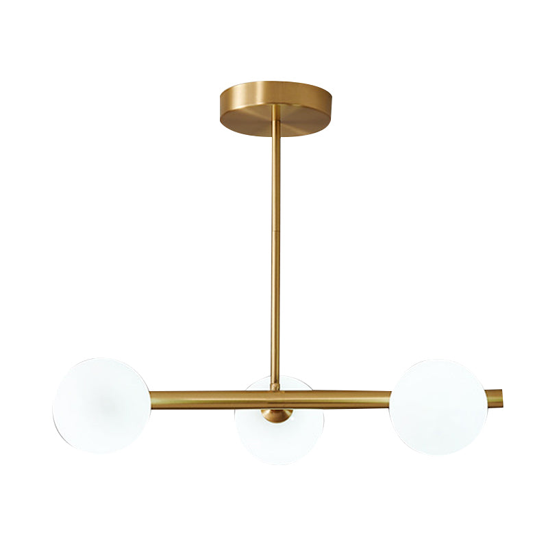 Glass Globe Island Lighting Modern Multiple-Light Island Pendant Lights