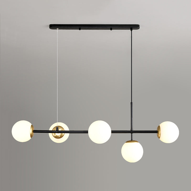 Modern Minimalist Island Light Glass Hanging Light for Dining Room
