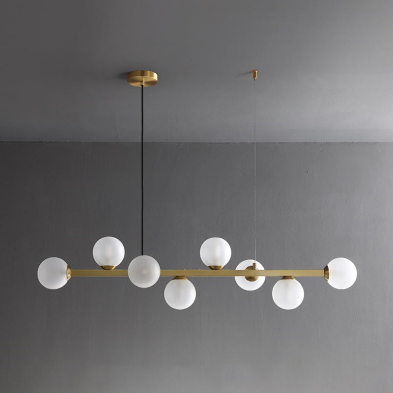 Contemporary Island Light Glass Hanging Light for Dining Room