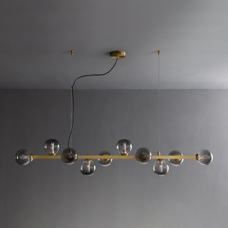 Contemporary Island Light Glass Hanging Light for Dining Room