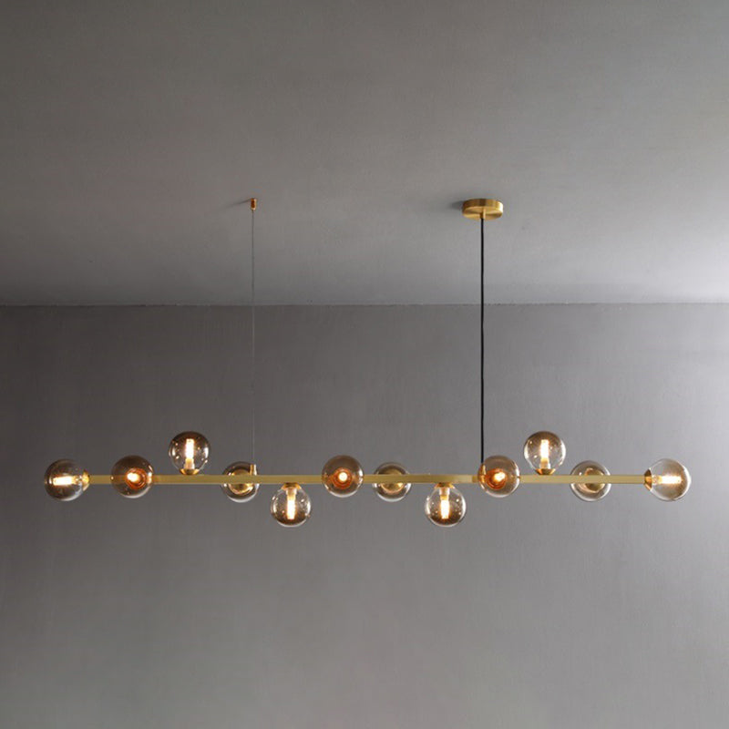 Contemporary Island Light Glass Hanging Light for Dining Room
