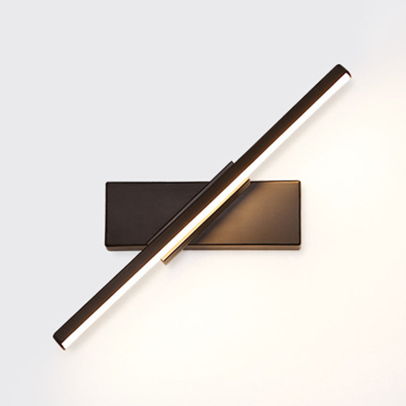 Rotatable Wall Lamp Modern LED Wall Mount Lamp with Silica Gel Shade for Bedroom