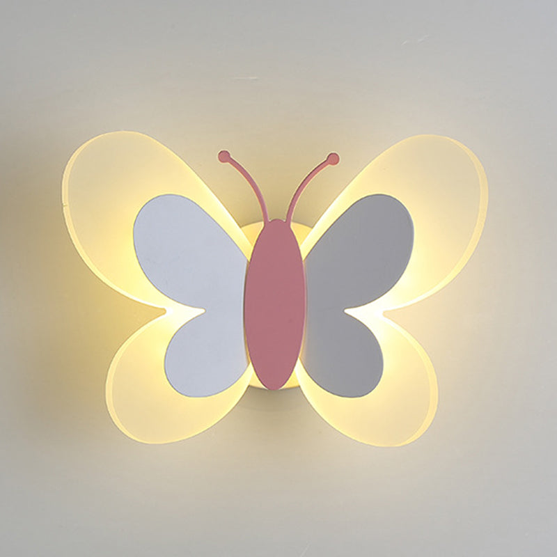 Children Wall Lamp Modern Style Wall Mount Lamp with Acrylic Shade for Kid's Room
