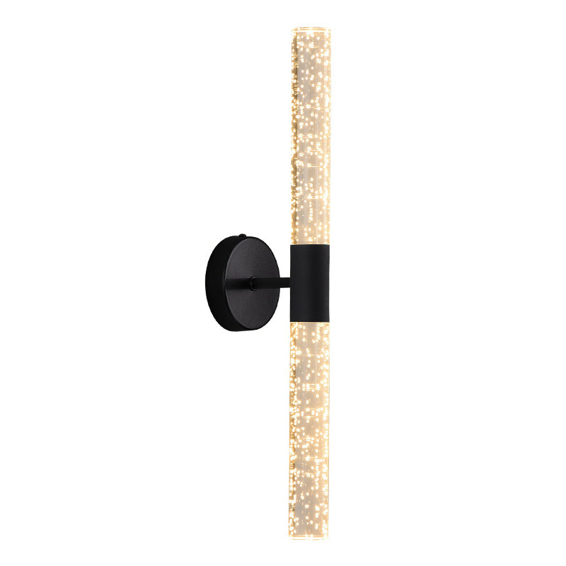 Modernism Metal Wall Light Black/Golden Lighting for Room Hallway