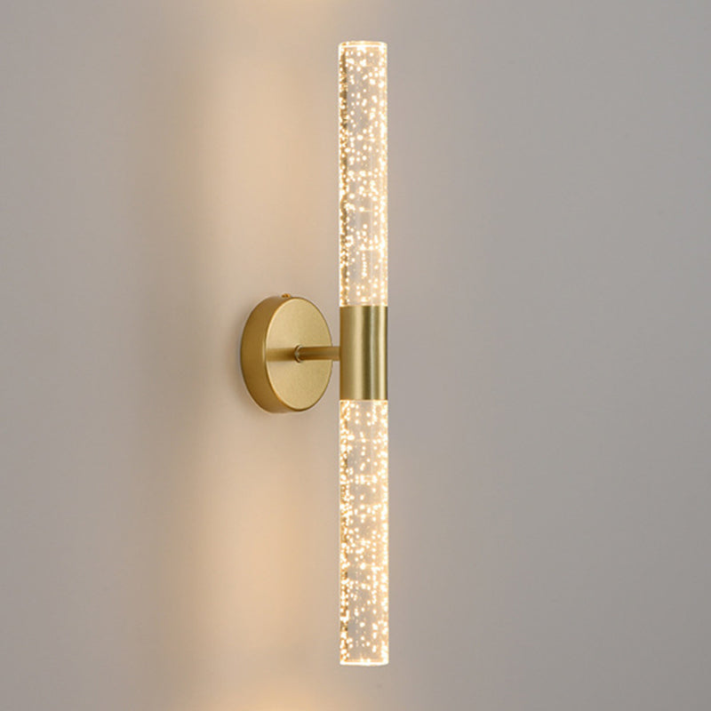 Modernism Metal Wall Light Black/Golden Lighting for Room Hallway