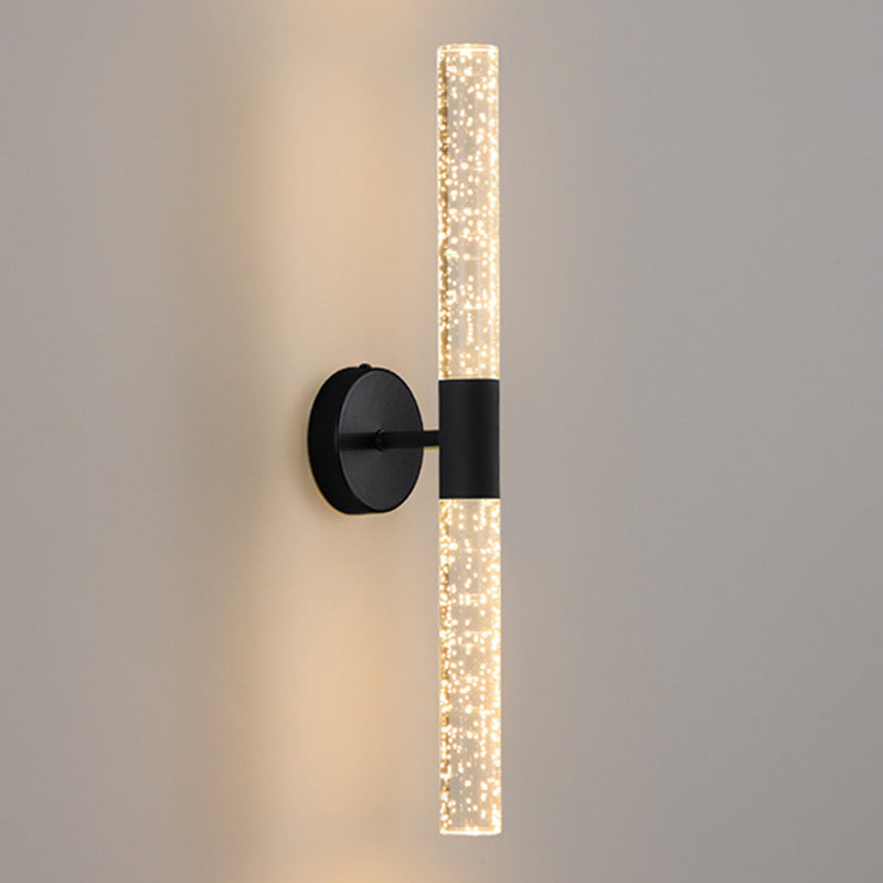 Modernism Metal Wall Light Black/Golden Lighting for Room Hallway