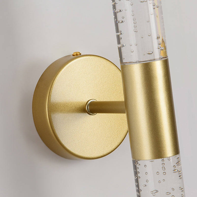 Modernism Metal Wall Light Black/Golden Lighting for Room Hallway