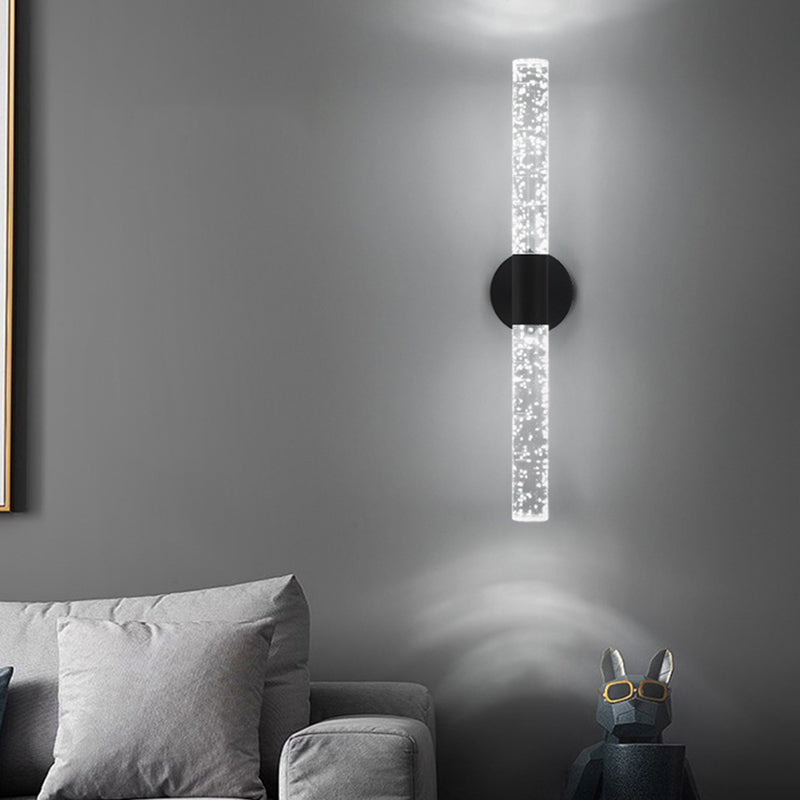 Modernism Metal Wall Light Black/Golden Lighting for Room Hallway