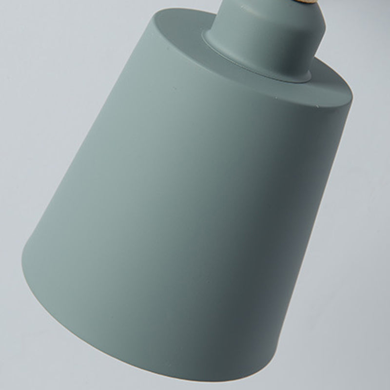 Modernism Metal Shaded Wall Light 1 Light Polish Finish Lighting for Hallway