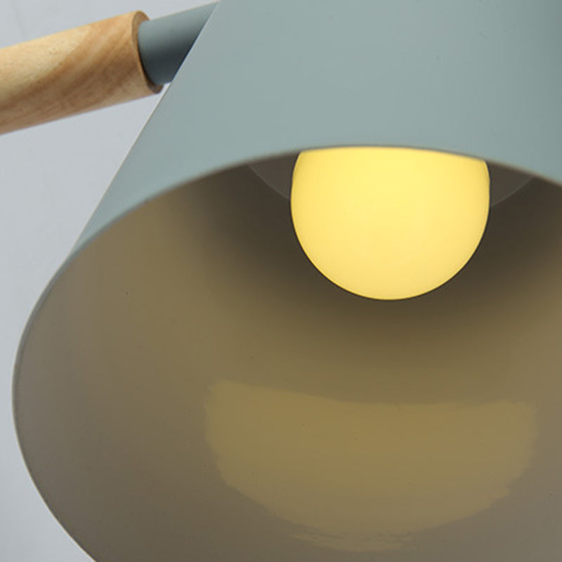 Modernism Metal Shaded Wall Light 1 Light Polish Finish Lighting for Hallway