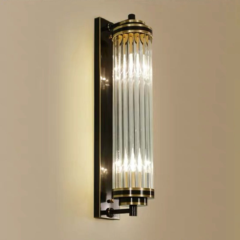 Cylinder Shape Metal Wall Light Modern Style Wall Light Sconce for Living Room