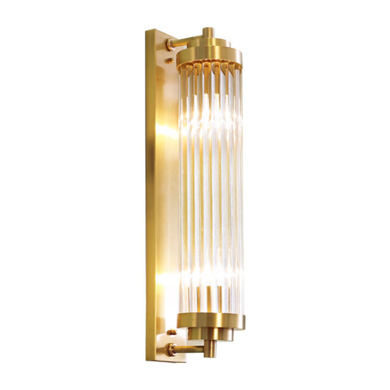 Cylinder Shape Metal Wall Light Modern Style Wall Light Sconce for Living Room