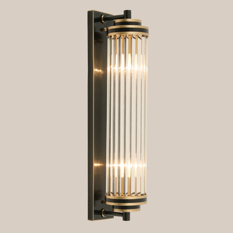 Cylinder Shape Metal Wall Light Modern Style Wall Light Sconce for Living Room